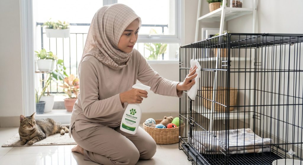 Cara mensterilkan bekas virus panleukopenia di rumah